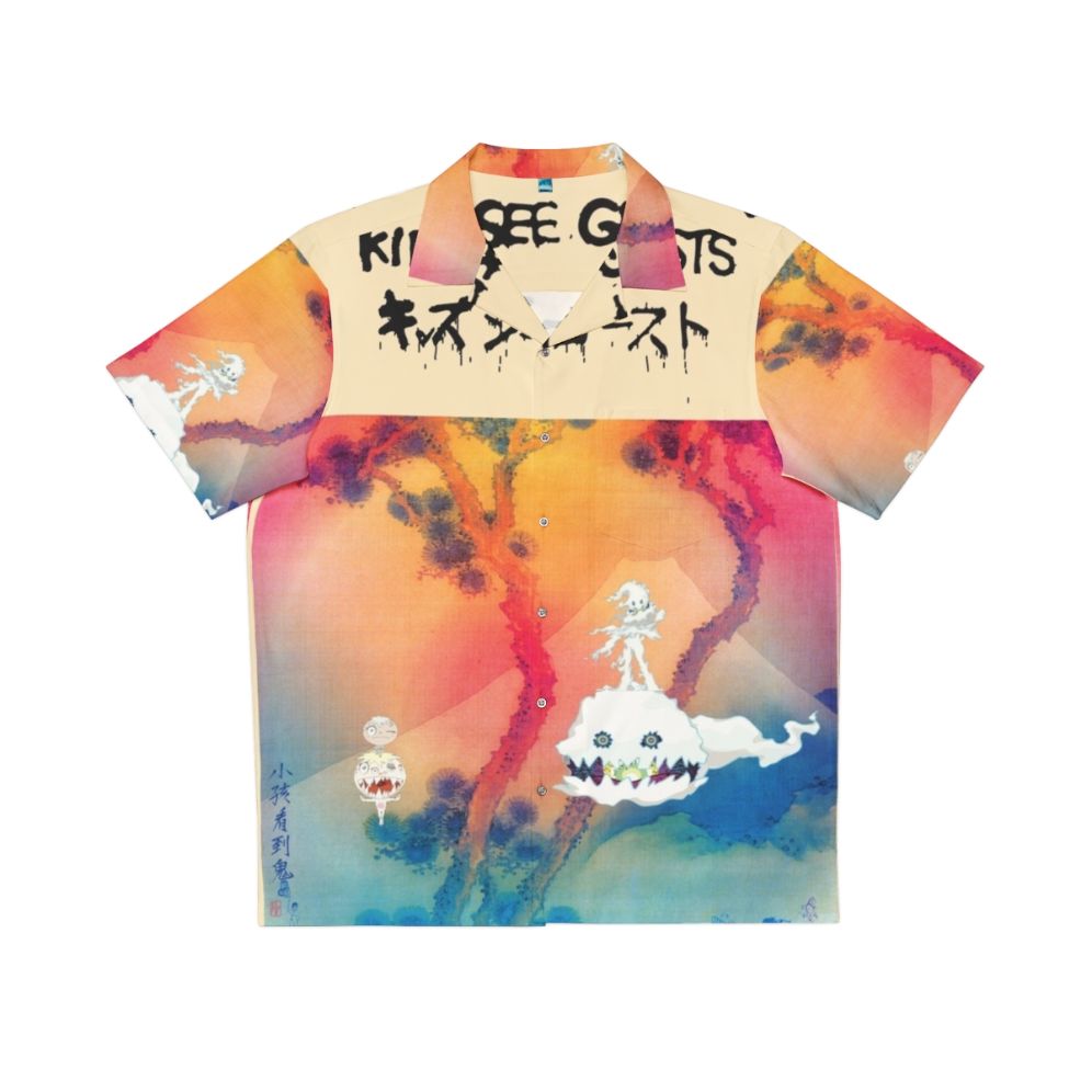 Kids See Ghosts Hawaiian Shirt featuring Kanye West and Kid Cudi