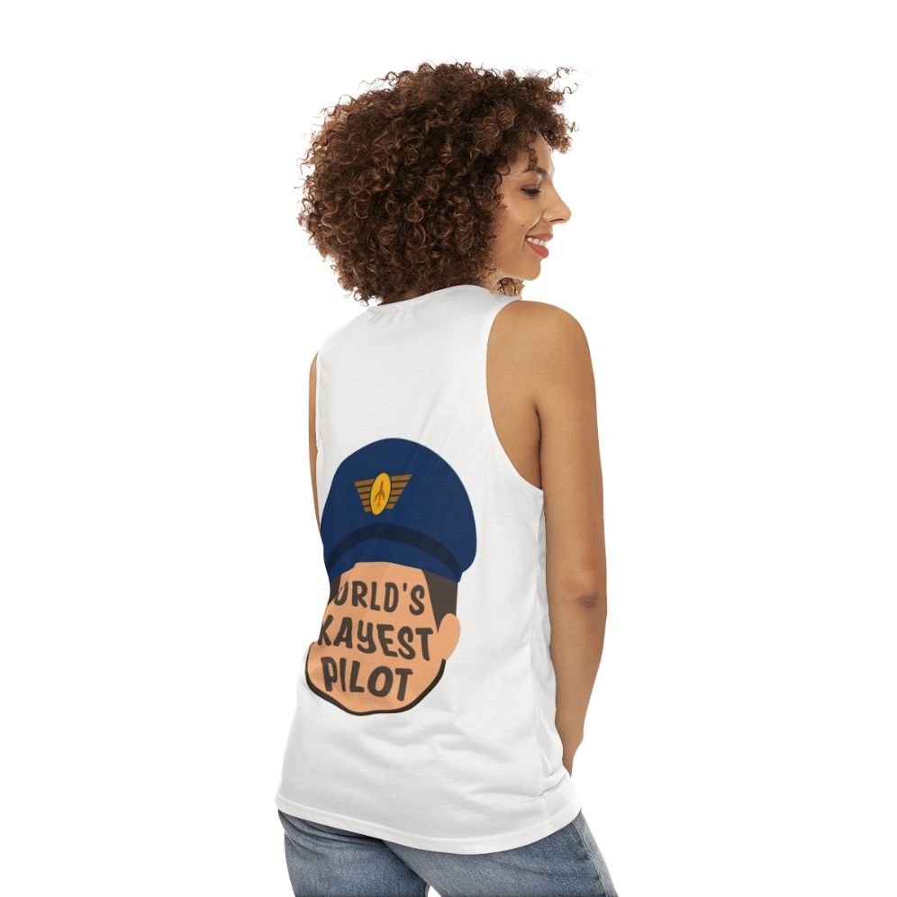 Unisex "World's Okayest" Engineer Tank Top - women back