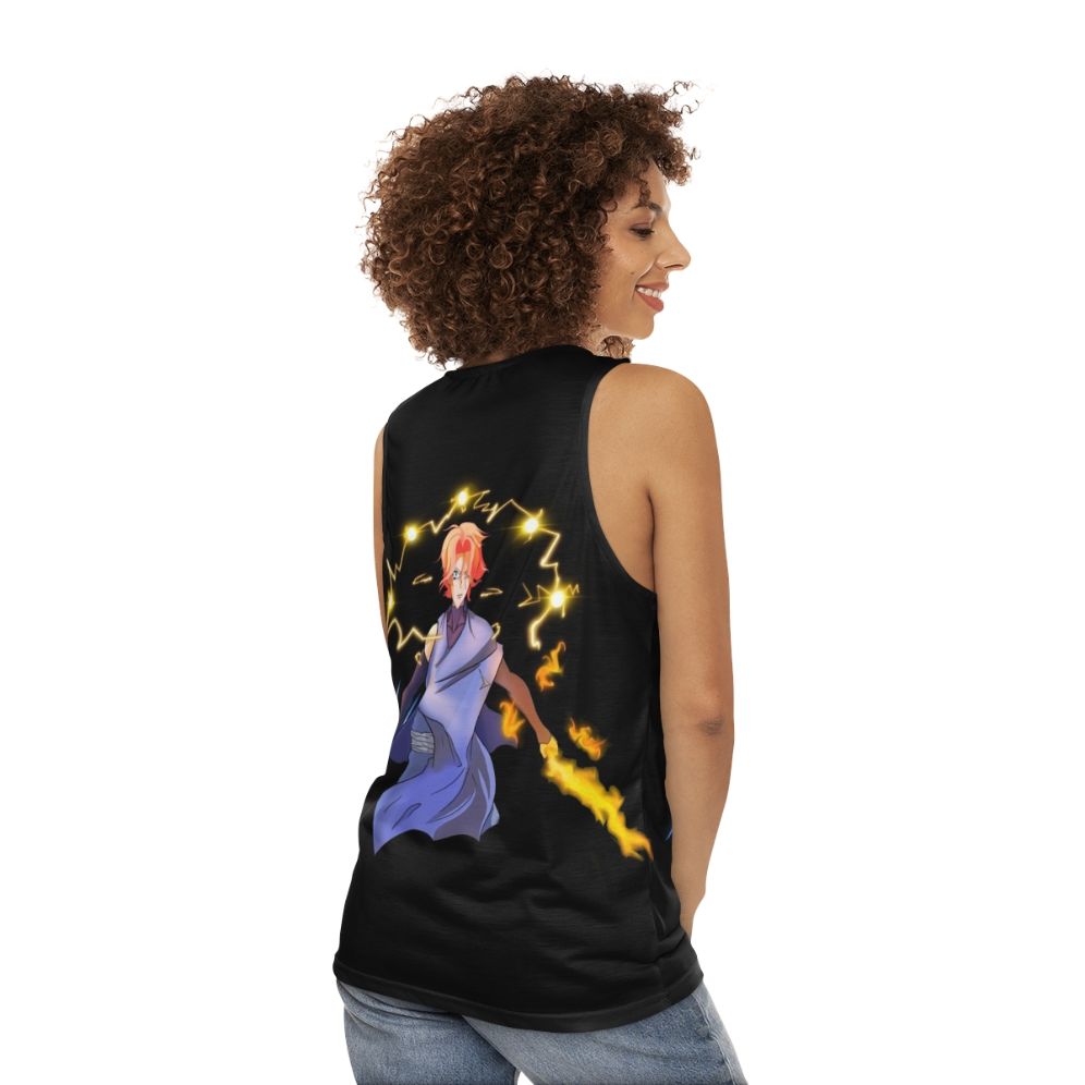 Sypha Belnades Castlevania Fantasy Unisex Tank Top - women back