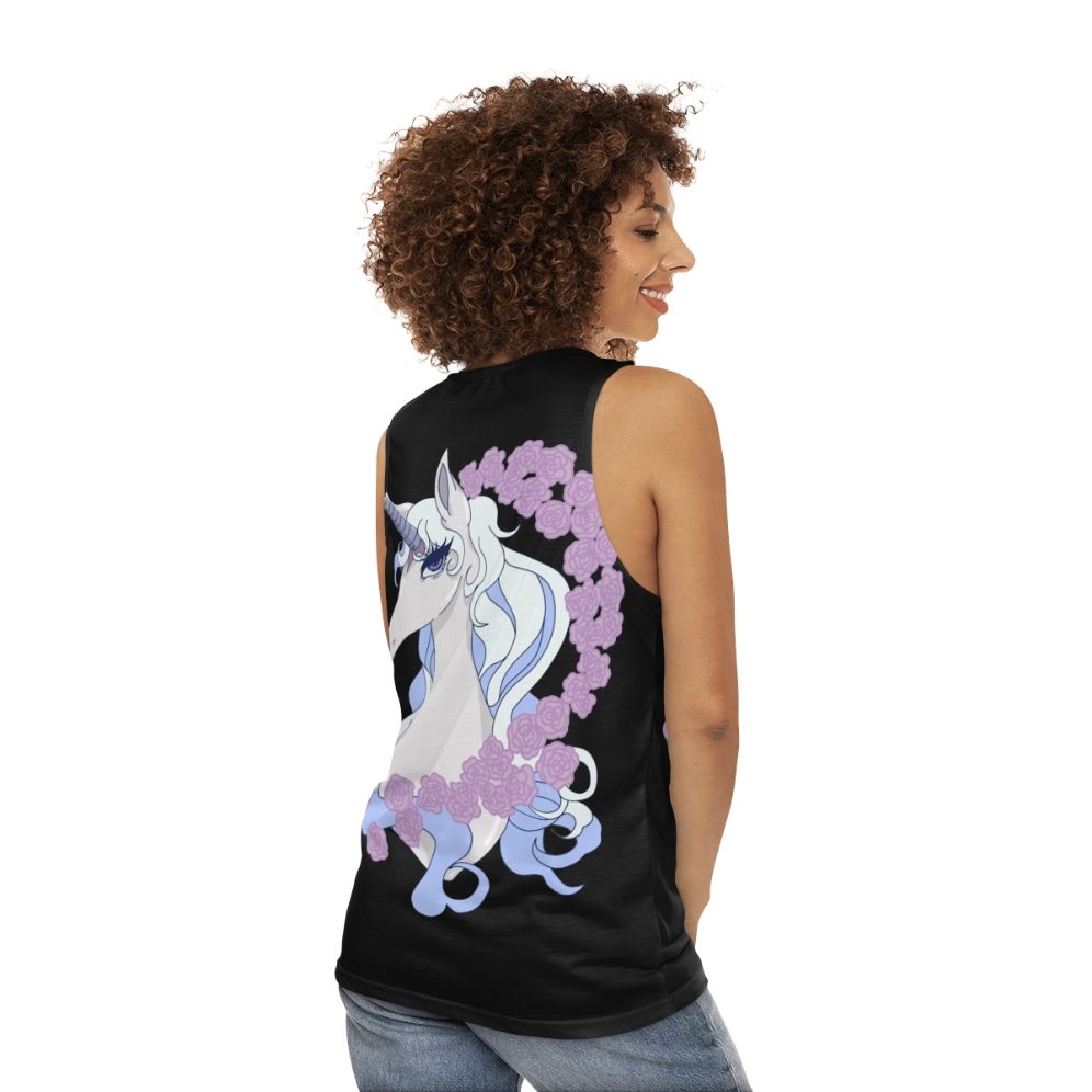 The Last Unicorn Lady Amalthea Unisex Unicorn Tank Top - women back