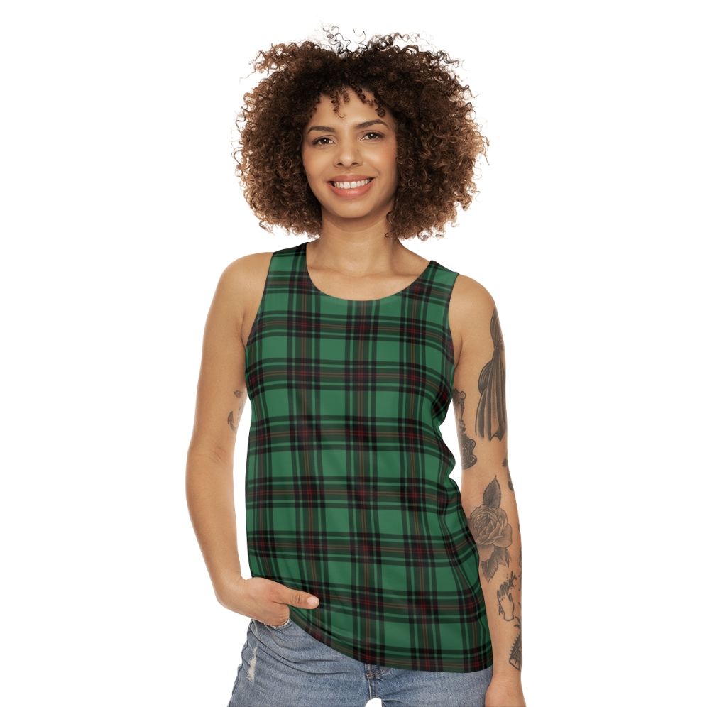 Fife tartan unisex tank top - women