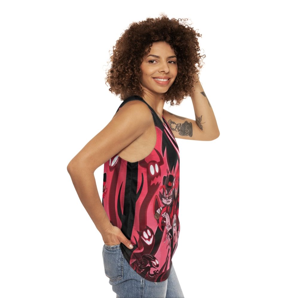 Hazbin Hotel Unisex Tank Top - women side