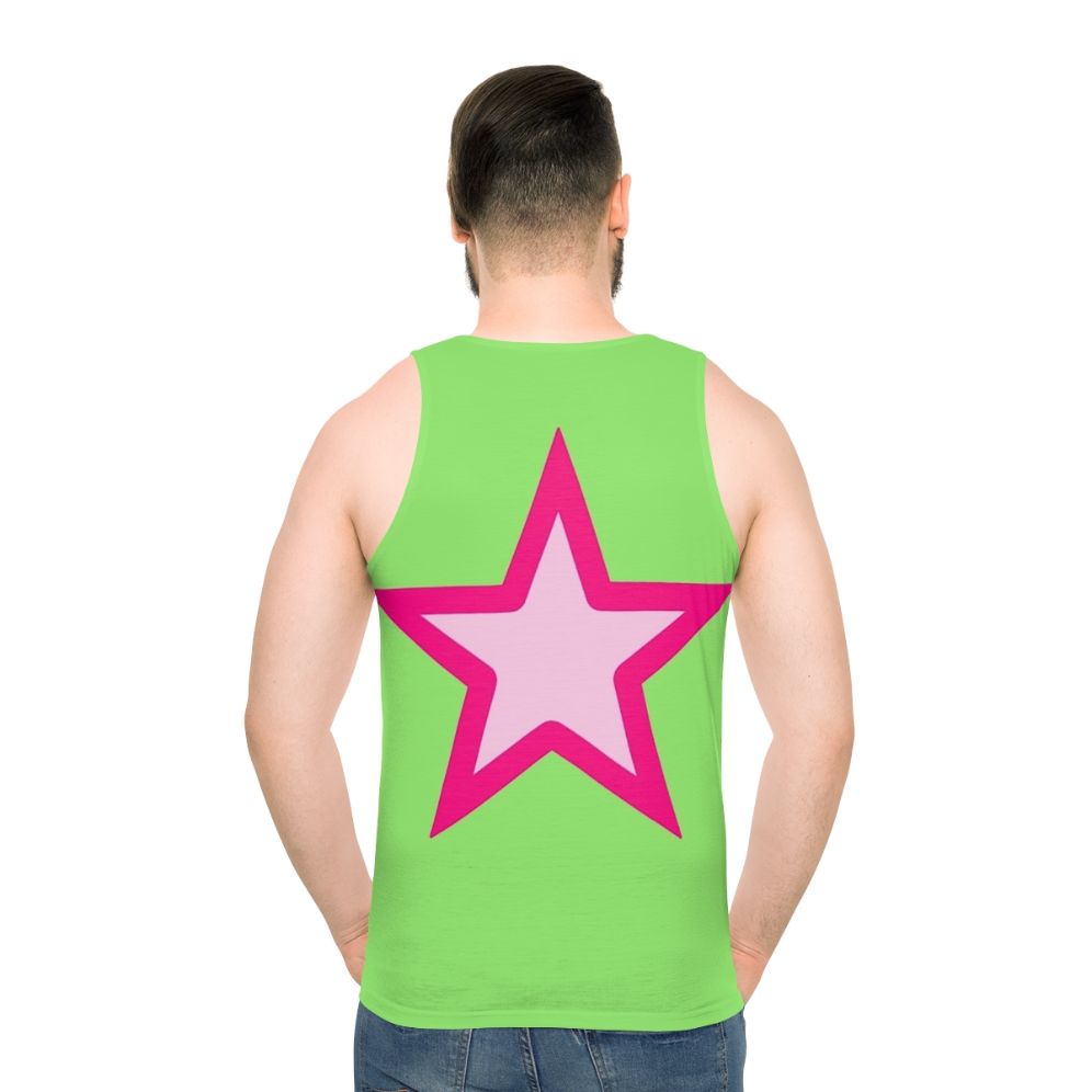 Spongebob Musical Super Sea Star Savior Unisex Tank Top - men back