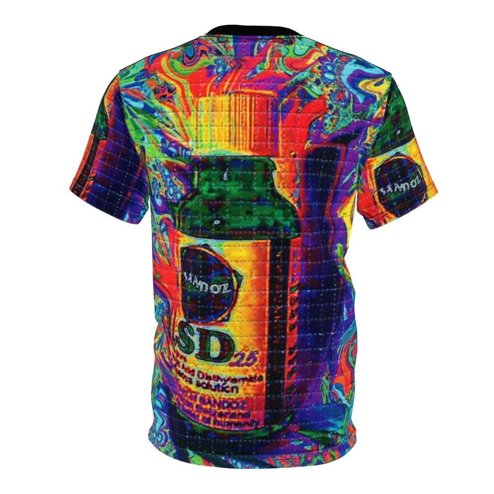 Psychedelic blotter art design t-shirt for tripping and altered states - Back