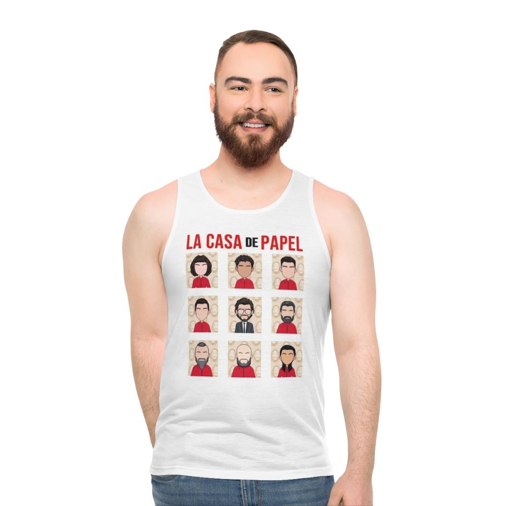 Money Heist Unisex Tank Top - men