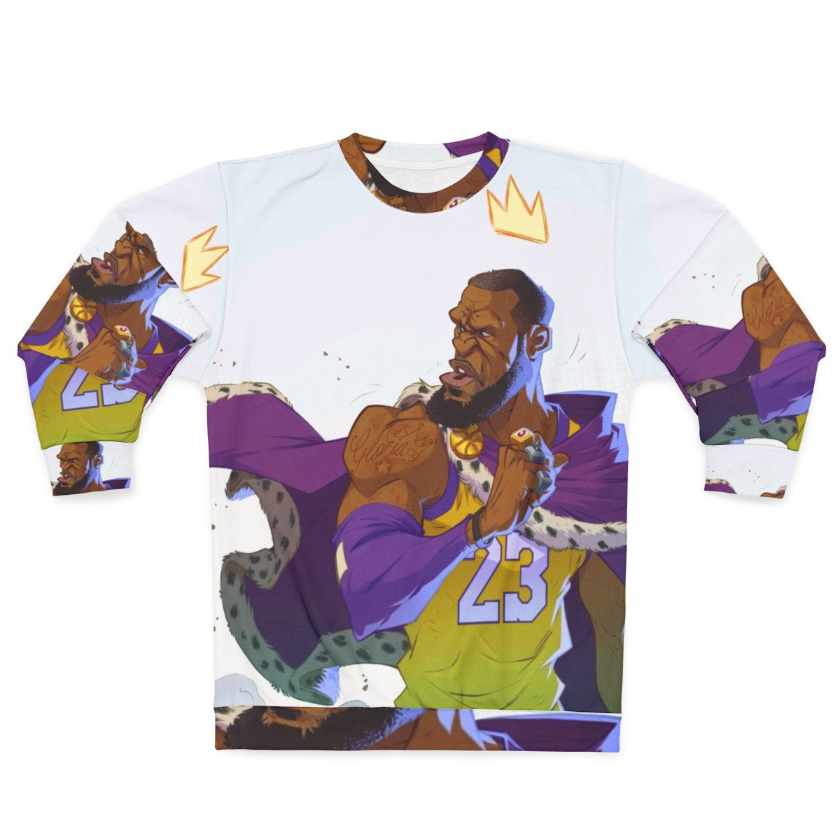 The King Sweatshirt 2 featuring a basketball design