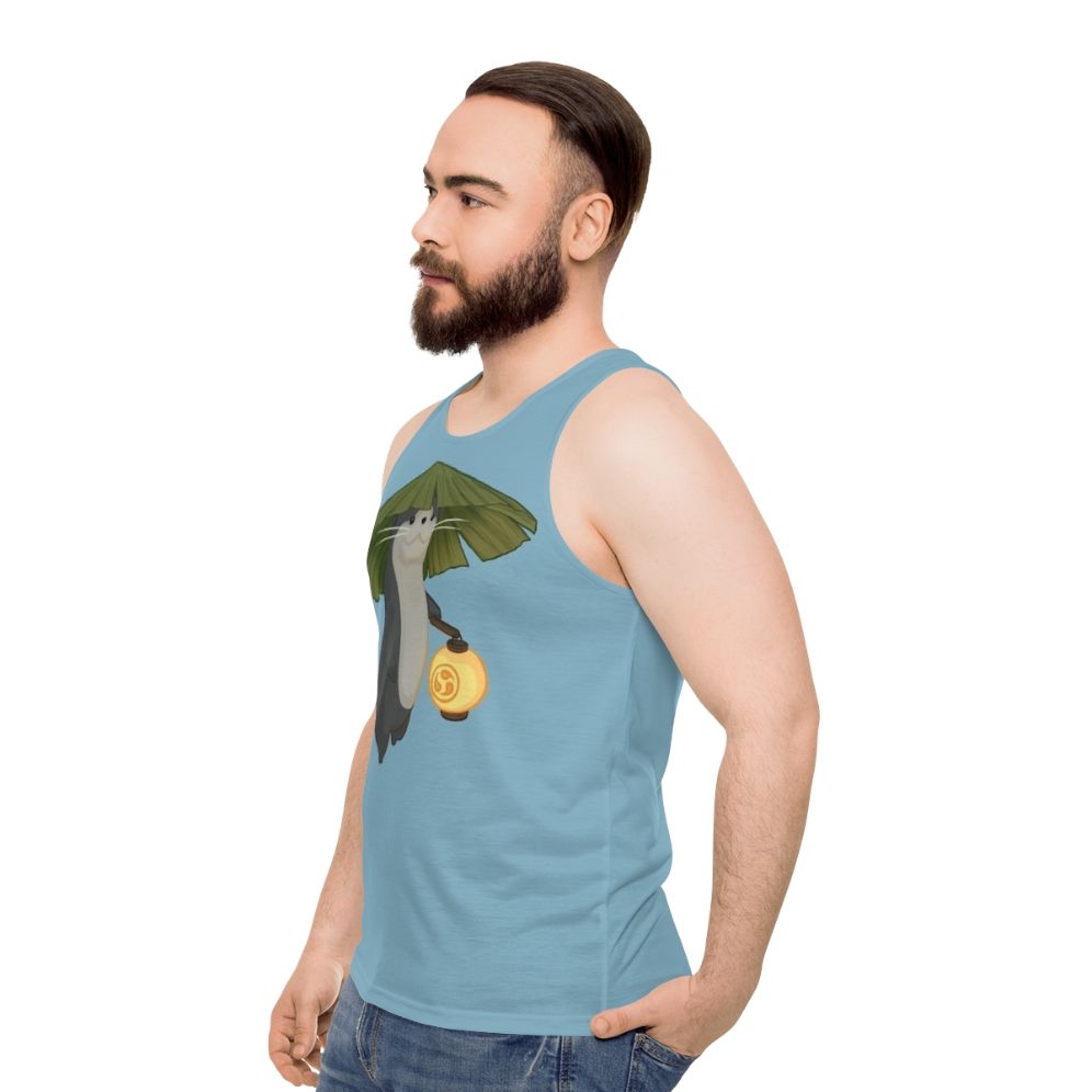 Unisex Final Fantasy XIV Odder Otter Minion Tank Top - men side