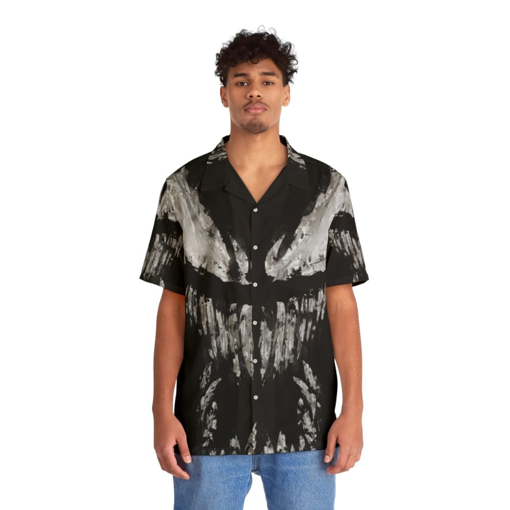 Alien Symbiote Hawaiian Shirt with Venomous Snake Print - Lifestyle