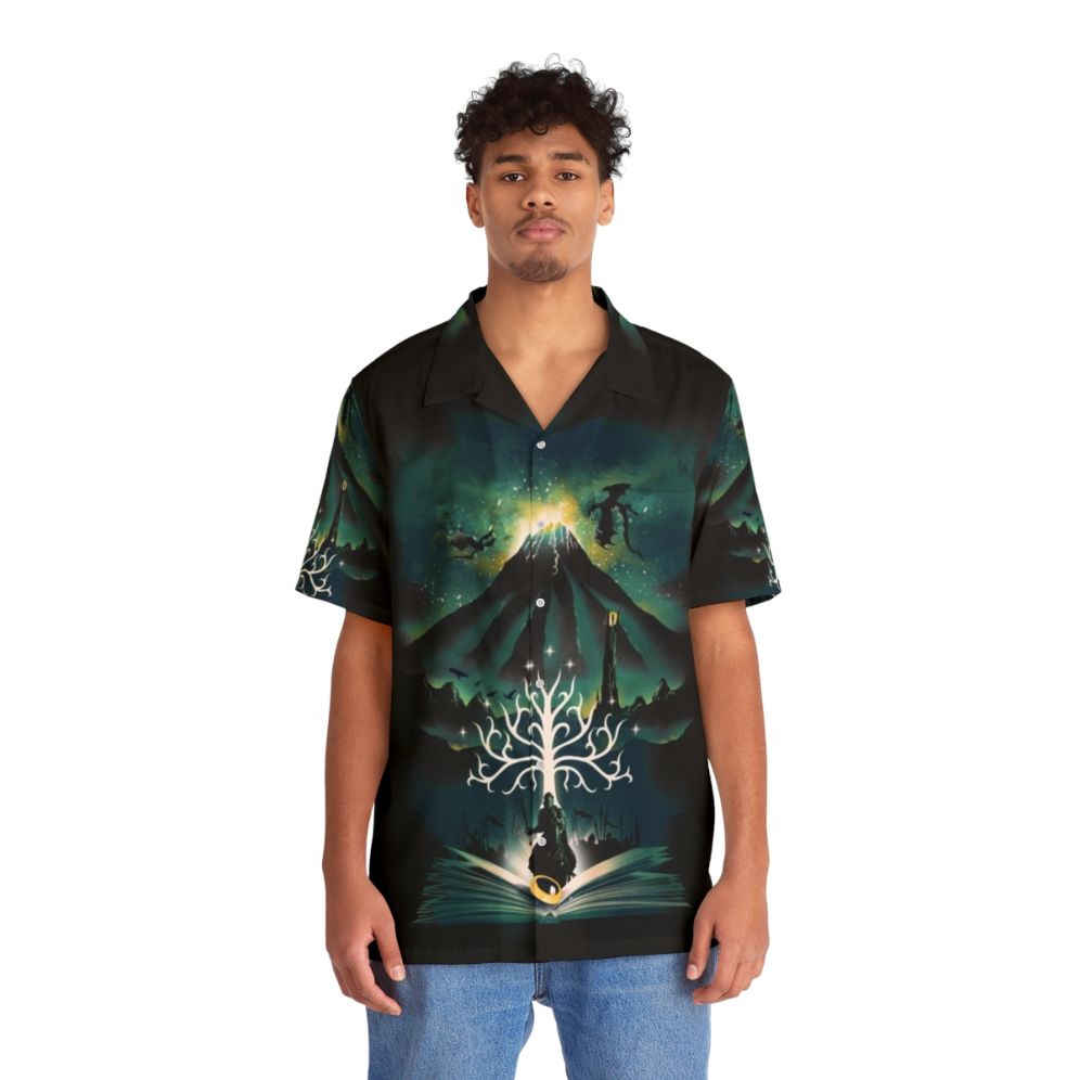 Magical Book of the Return Hawaiian Shirt - Fantasy Inspired Apparel - People Front