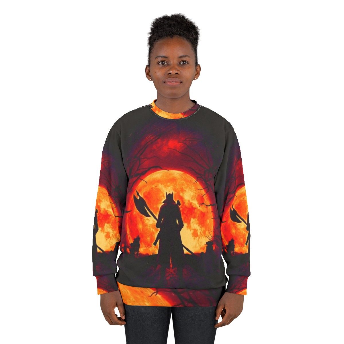 Bloodborne Blood Moon Sweatshirt - women