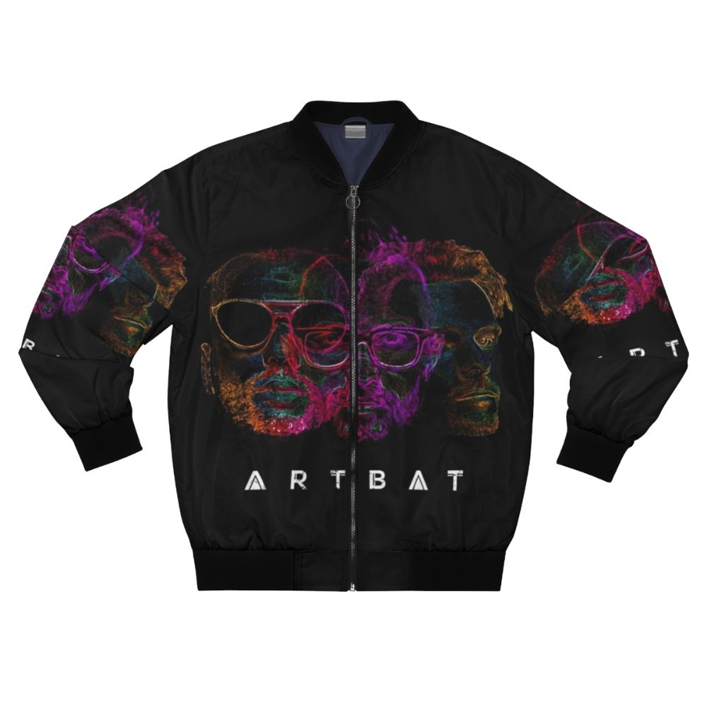 ArtBat Music Bomber Jacket featuring the Ukrainian music project's logo and design