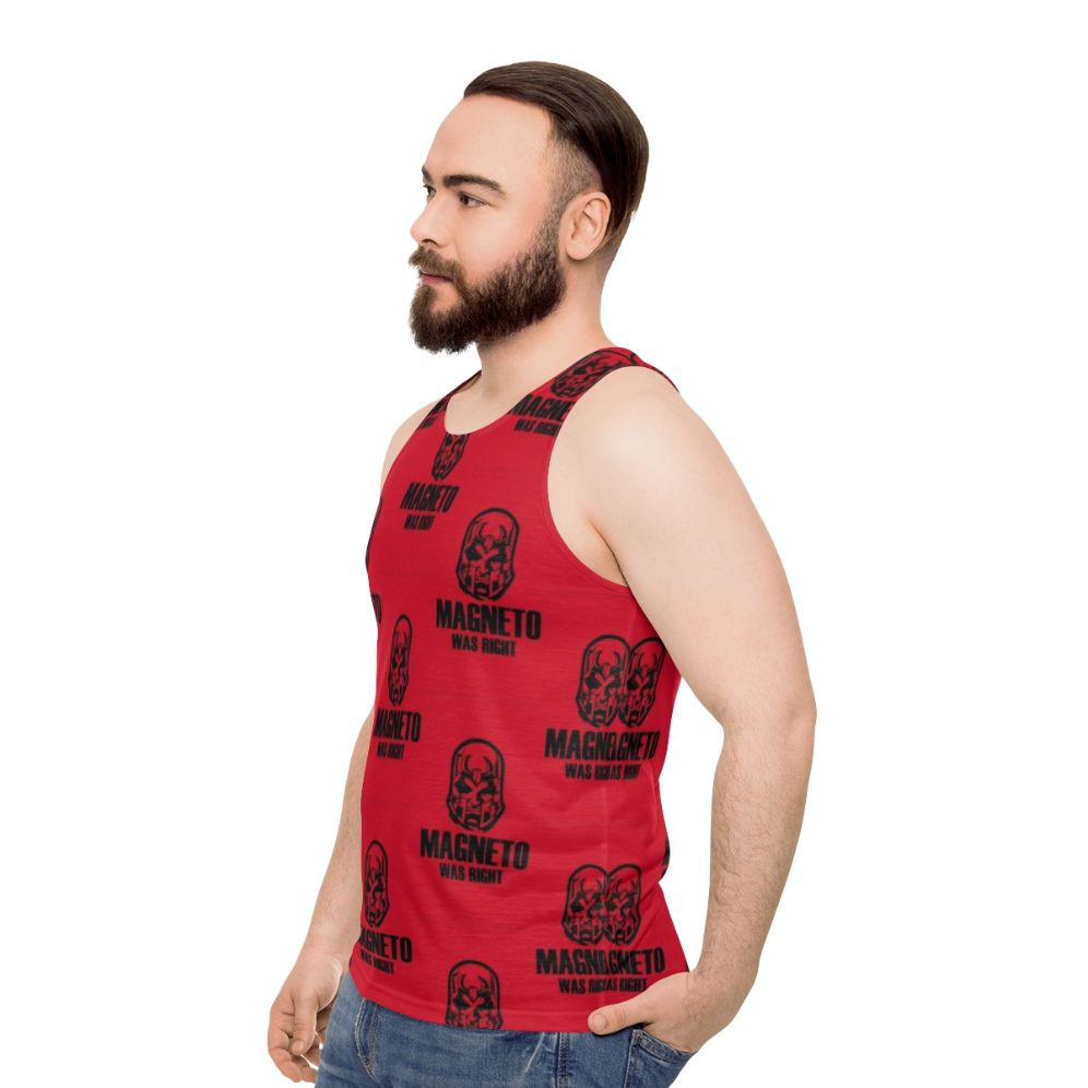 Superhero Mutant Unisex Marvel X-Men Tank Top - men side