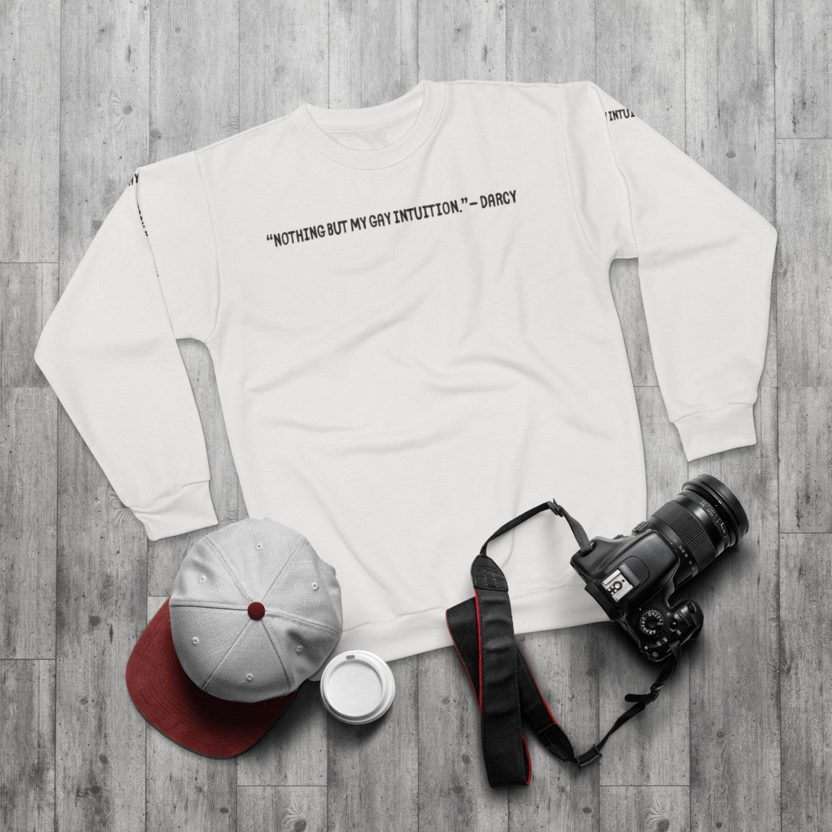 Heartstopper Gang Sweatshirt - TV Show Merchandise - flat lay