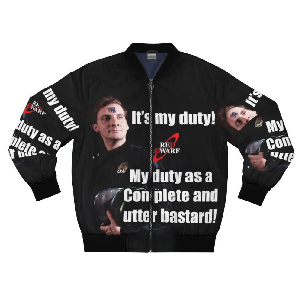 Red Dwarf Rimmer "It's My Duty" Bomber Jacket