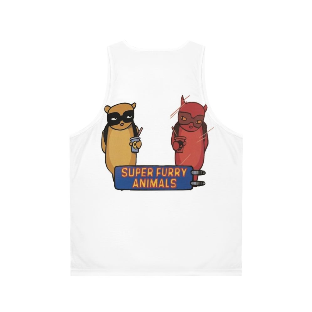 Super Furry Animals Radiator Unisex Tank Top - Back