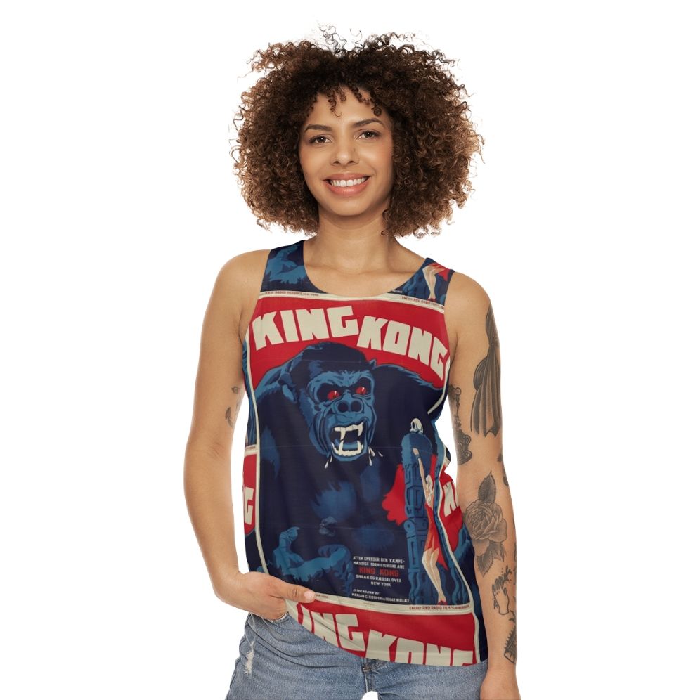 Vintage King Kong Monster Unisex Tank Top - women