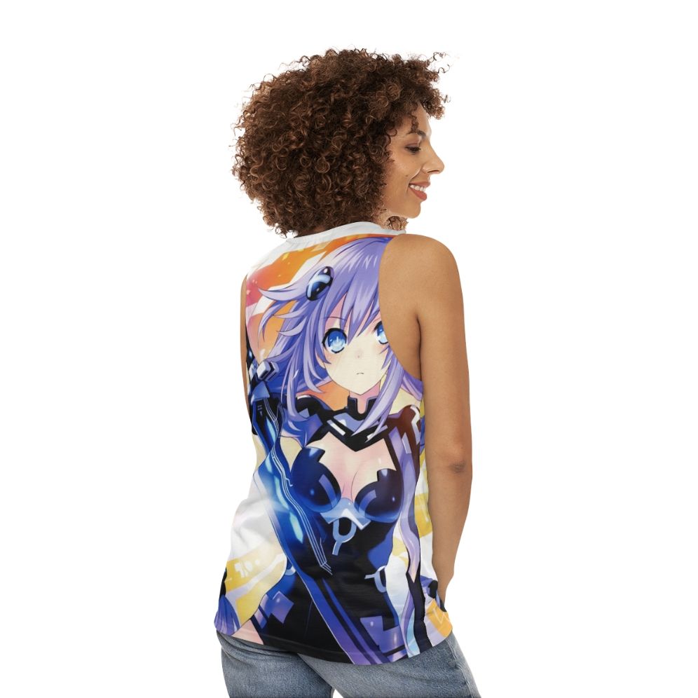 Neptunia U Unisex Anime Tank Top - women back