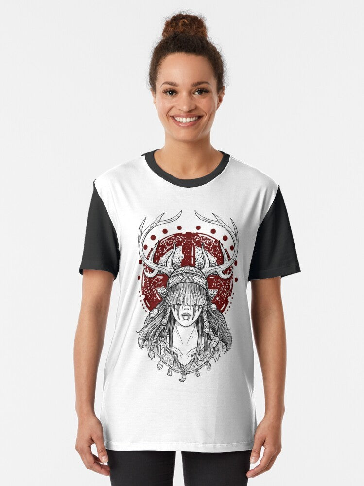 Heilung shaman witchy fantasy celtic graphic t-shirt - Women