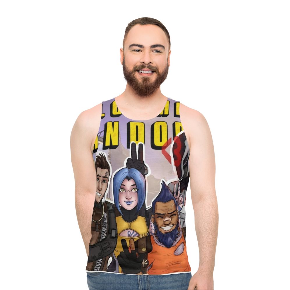 Borderlands inspired unisex tank top - men