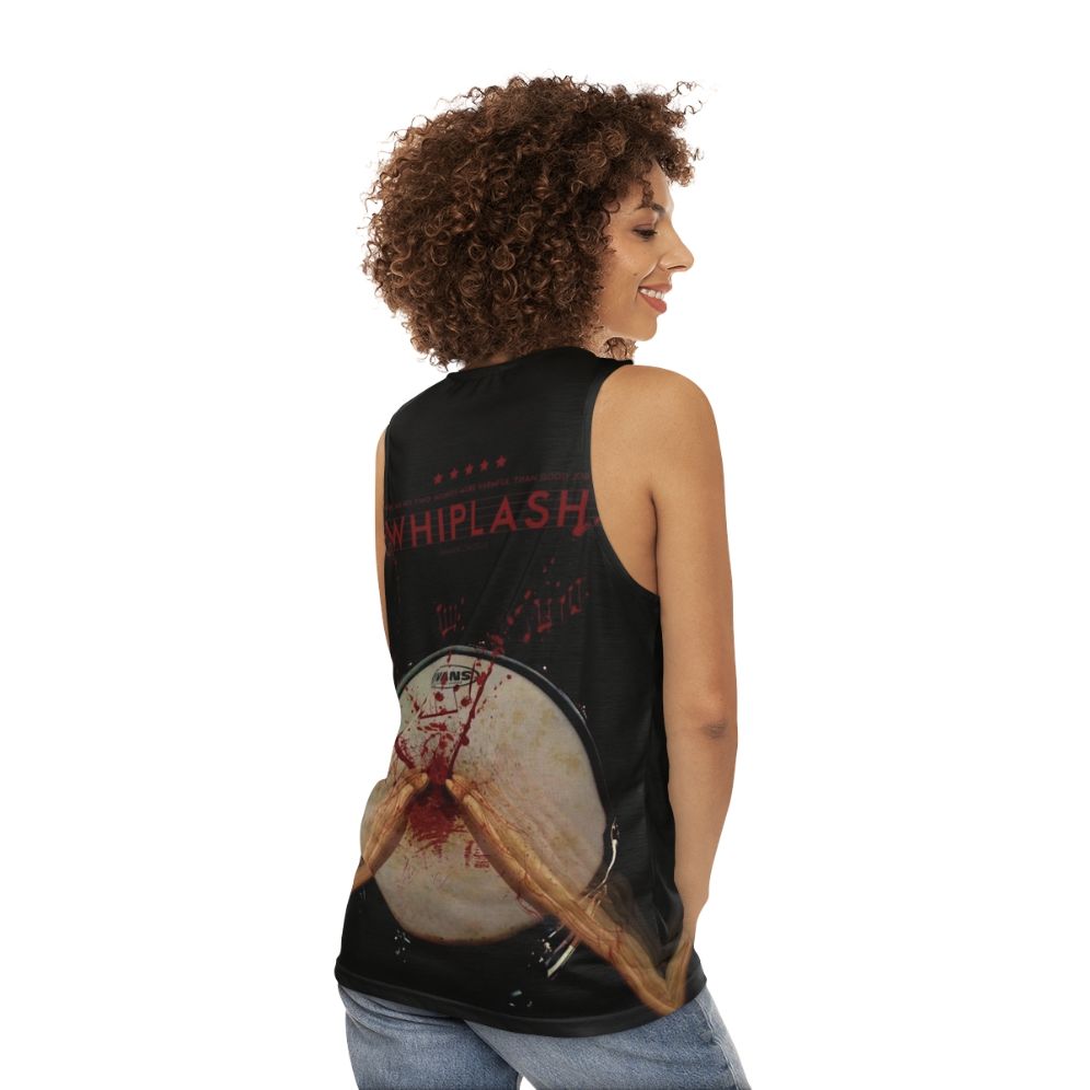 Whiplash movie inspired unisex tank top - women back