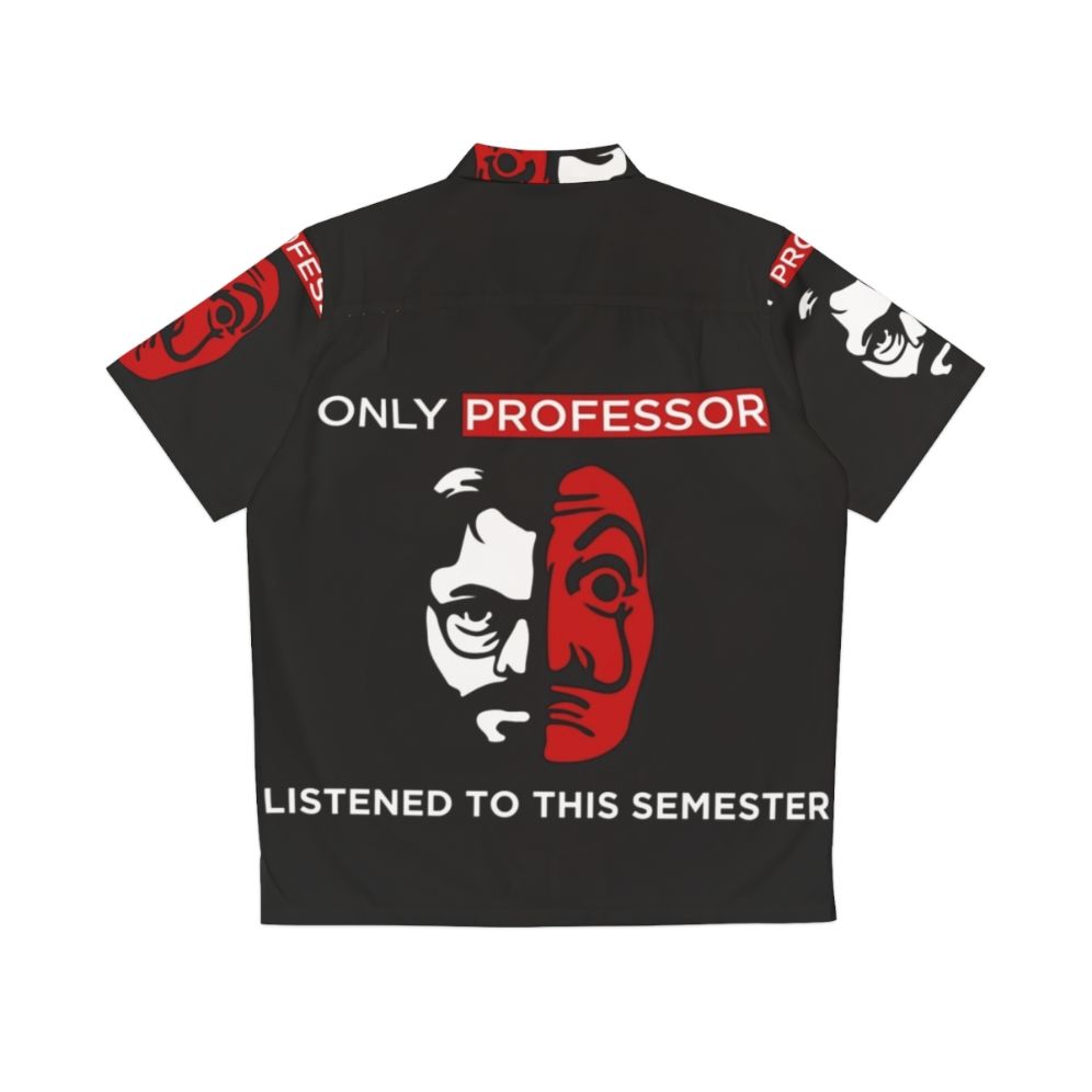 Money Heist 'El Profesor' Hawaiian Shirt - Back