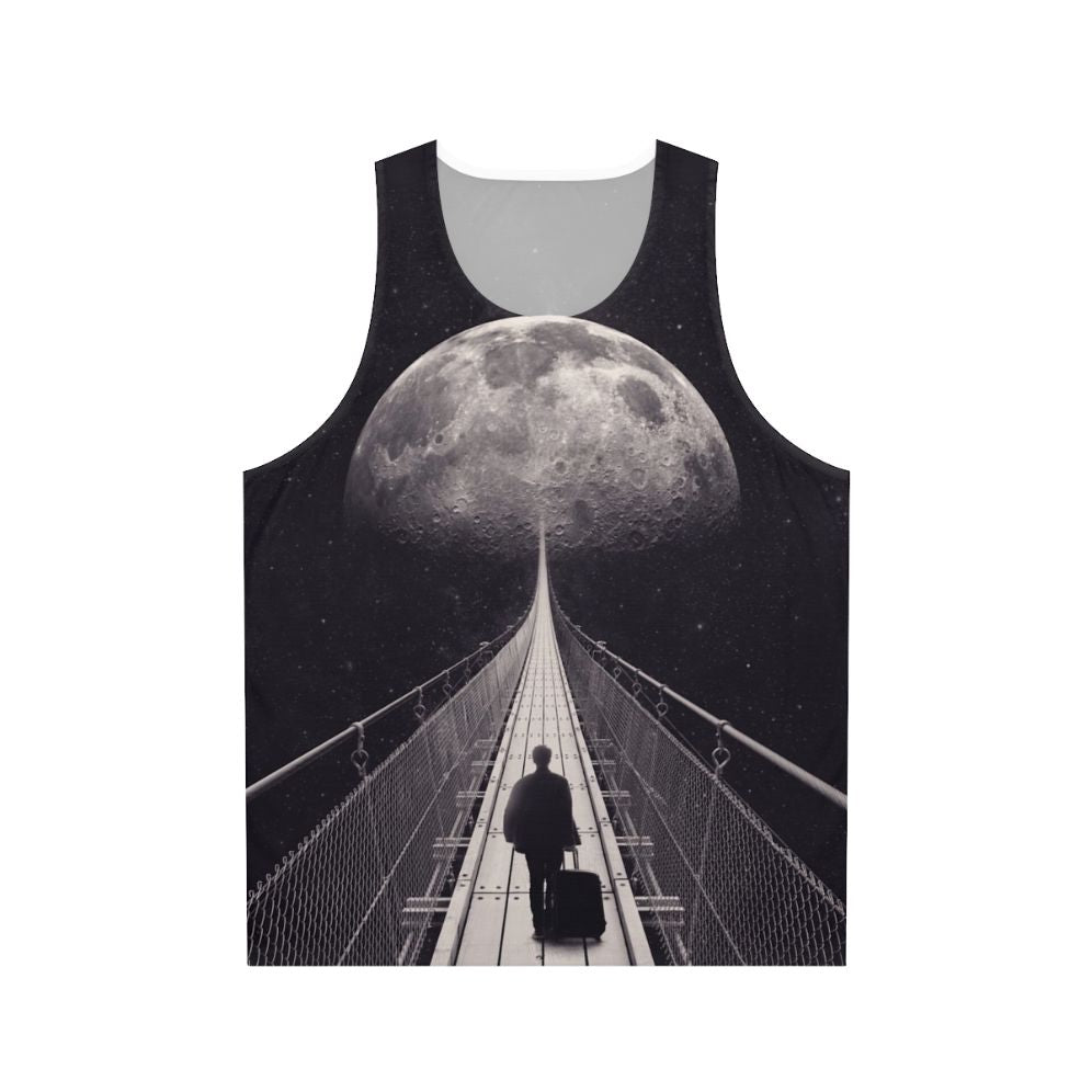 Unisex tank top with a space-inspired design