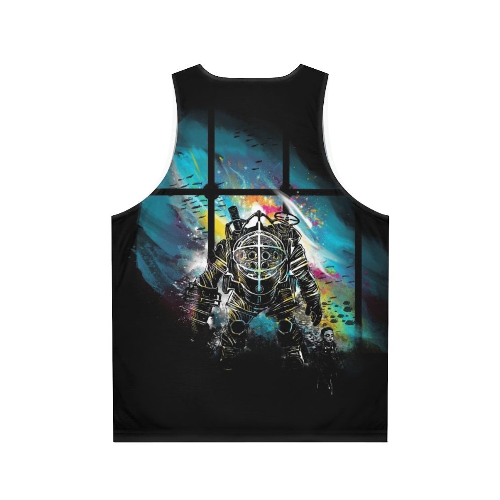 Bioshock inspired Mr Bubbles unisex tank top - Back