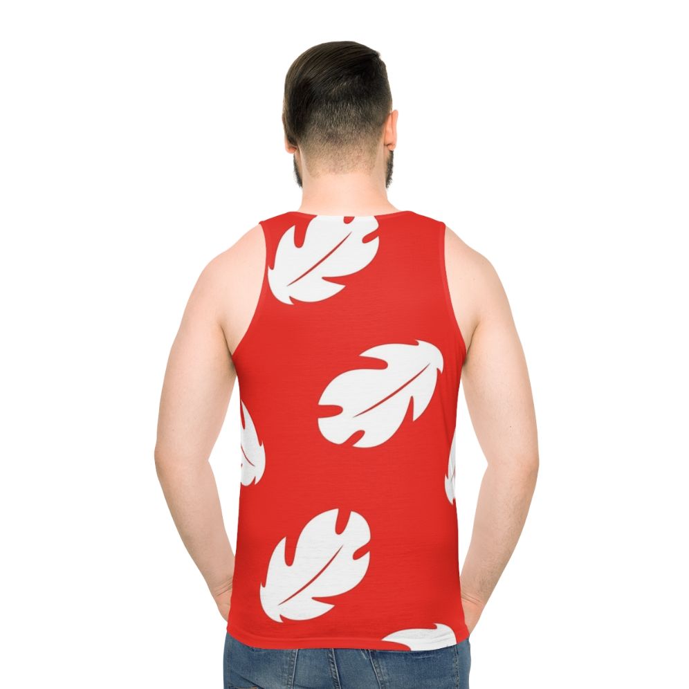 Lilo and Stitch floral unisex tank top - men back