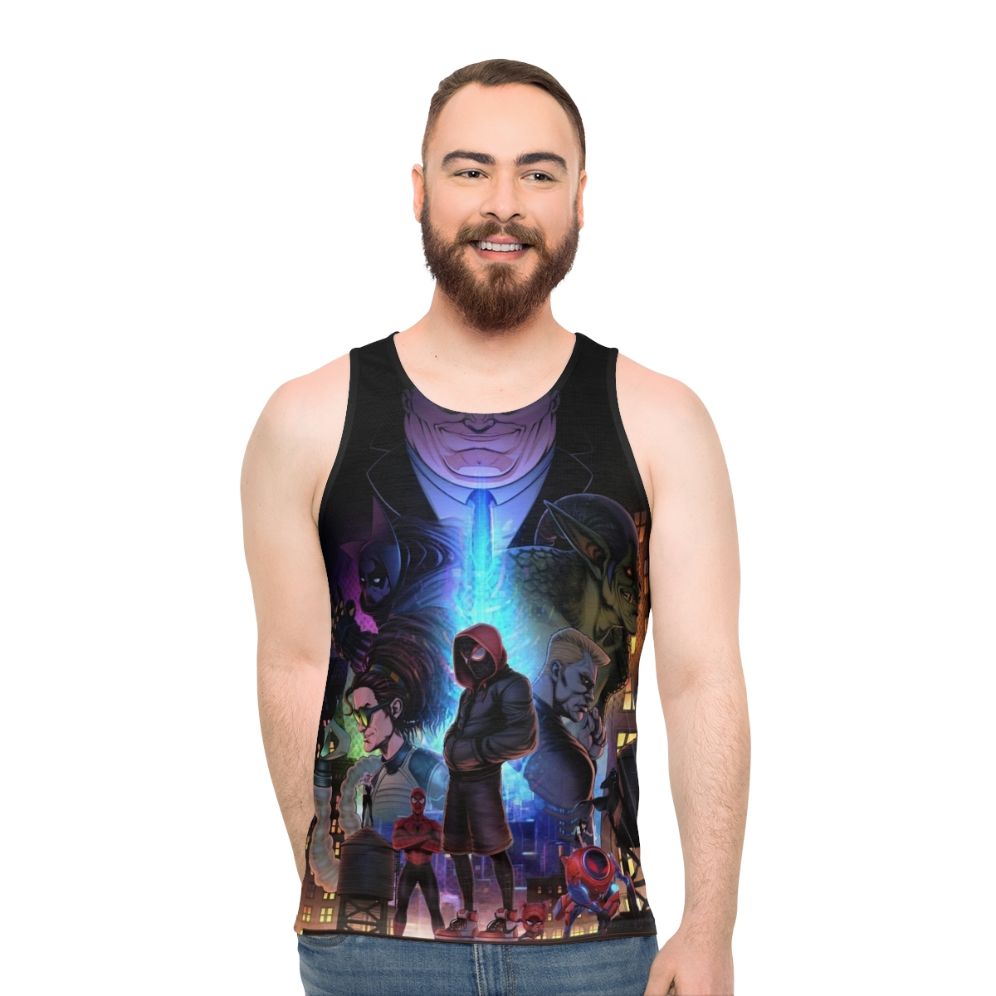 Marvel Spider-Man Into The Spider-Verse Unisex Tank Top - men