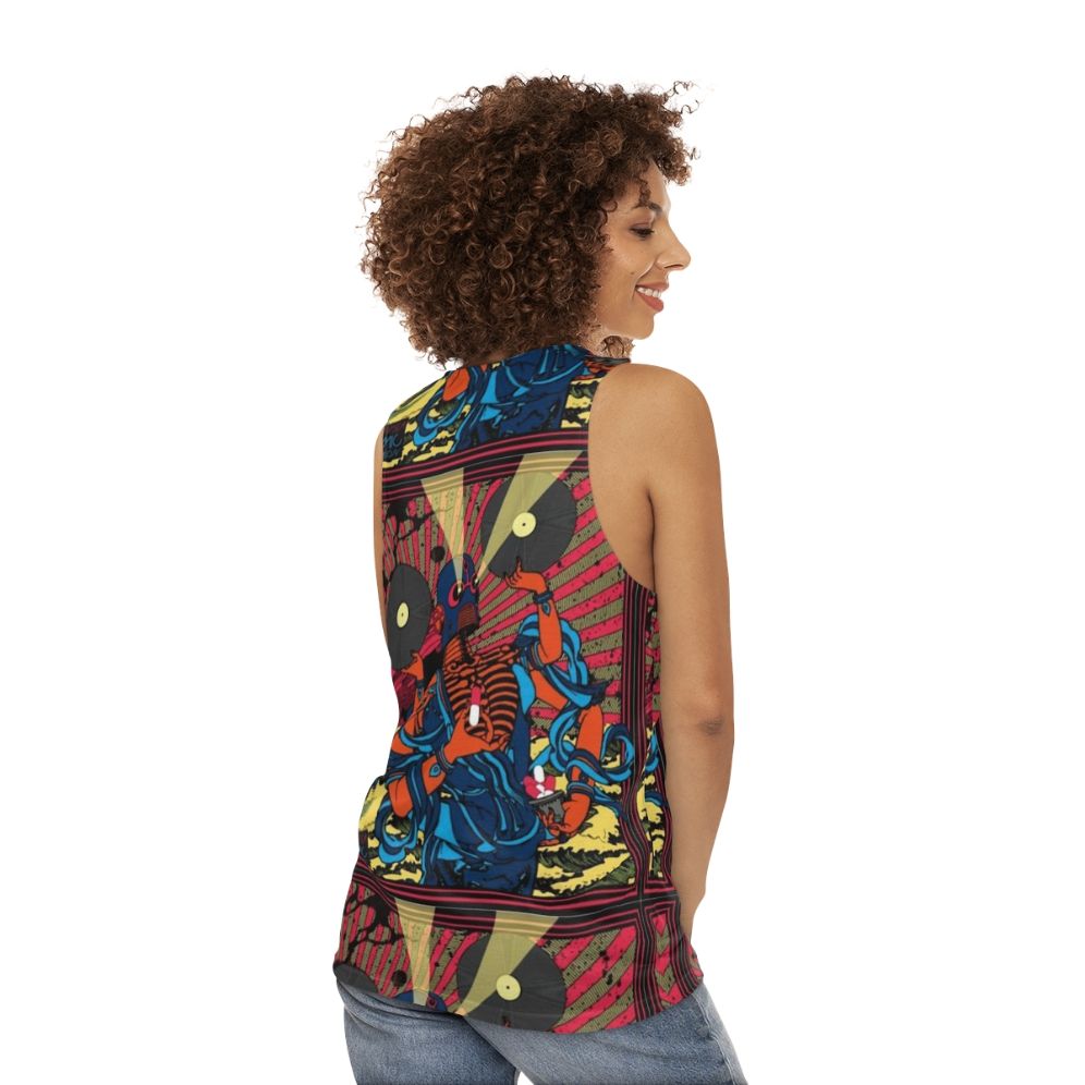 Tokimonsta Cosmic Intoxication Unisex Tank Top - women back