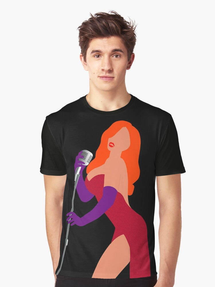 Minimalist design of Jessica Rabbit from the movie "Who Framed Roger Rabbit" - Men