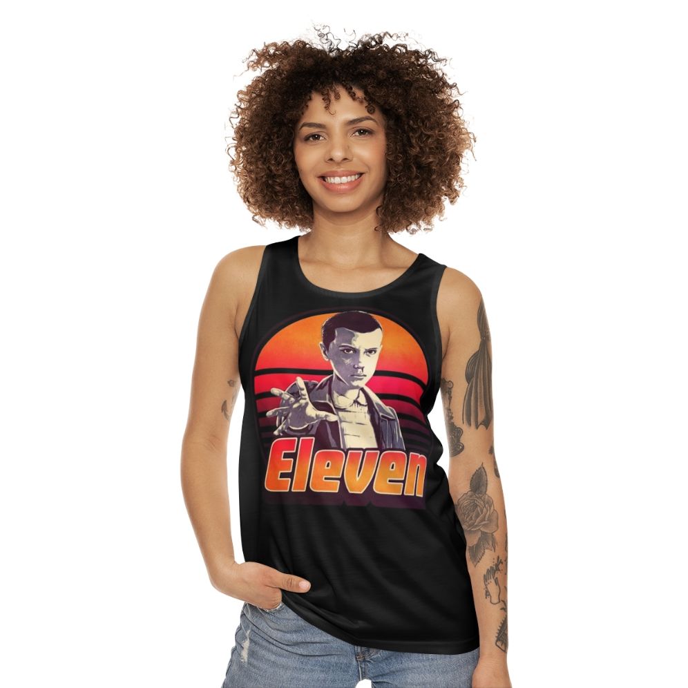 Stranger Things Eleven Unisex Retro Tank Top - women