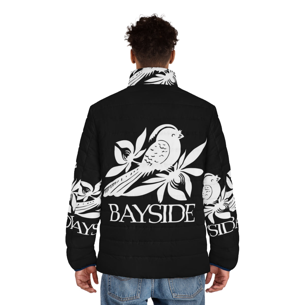 Bayside Band Puffer Jacket - Officially Licensed Pop Punk Merchandise - men back