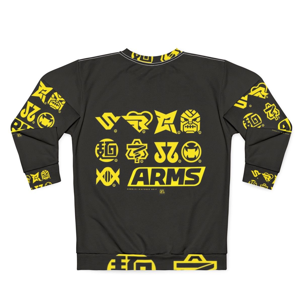 Nintendo Arms Character Icons Sweatshirt - Back