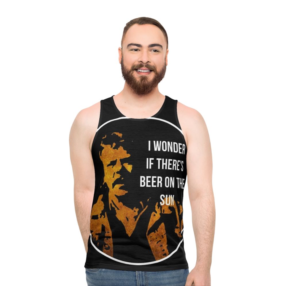 Zap Rowsdower Beer Quote Unisex Tank Top - men