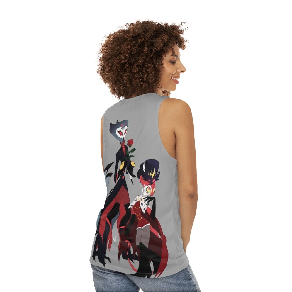 Helluva Boss Stolas Unisex Tank Top - women back