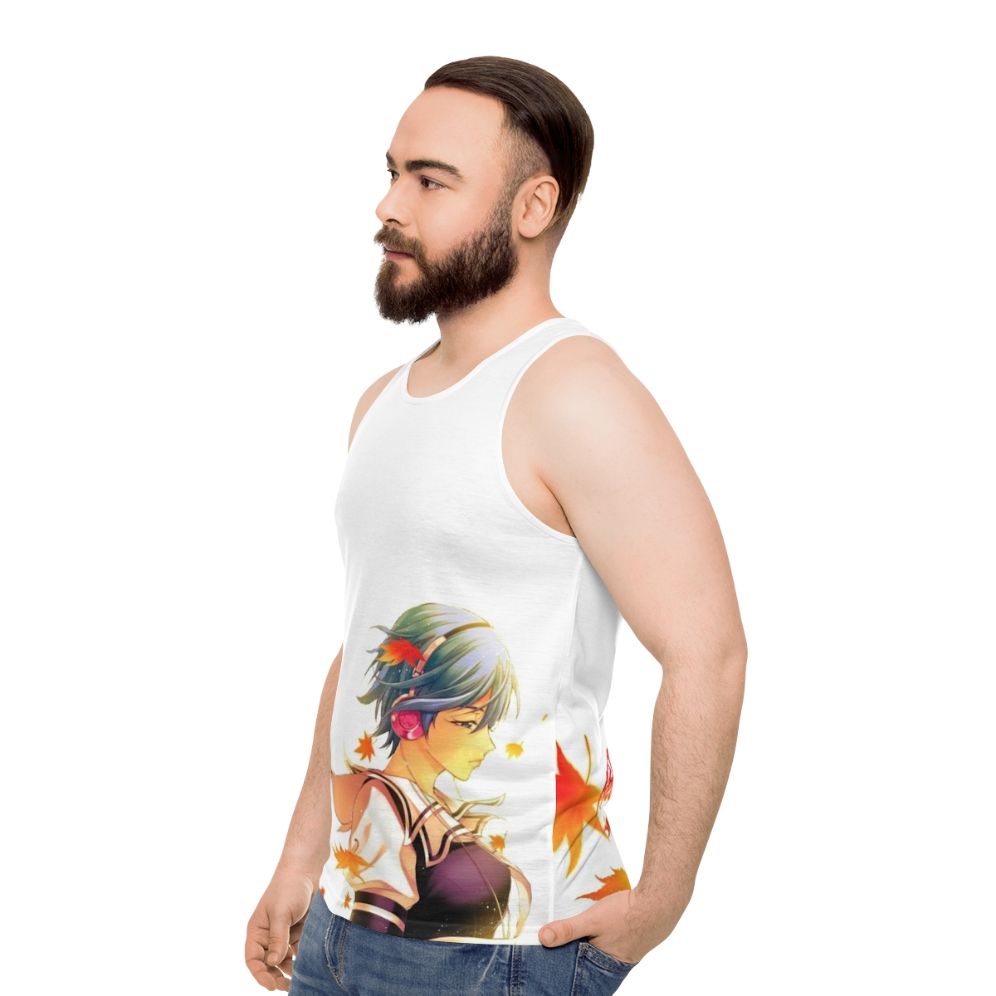 Unisex Anime Tank Top - men side