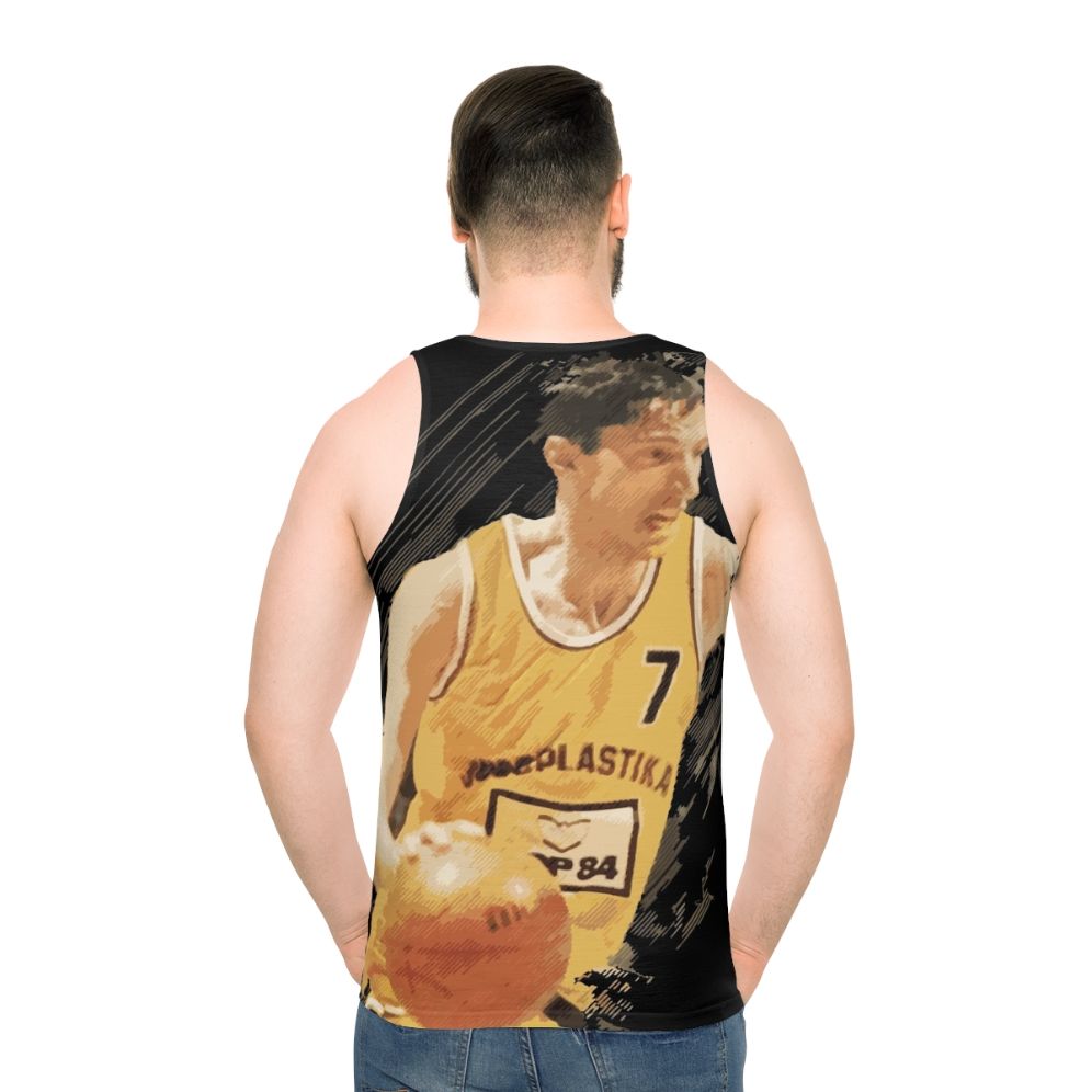 Unisex Basketball Legend Tank Top - men back