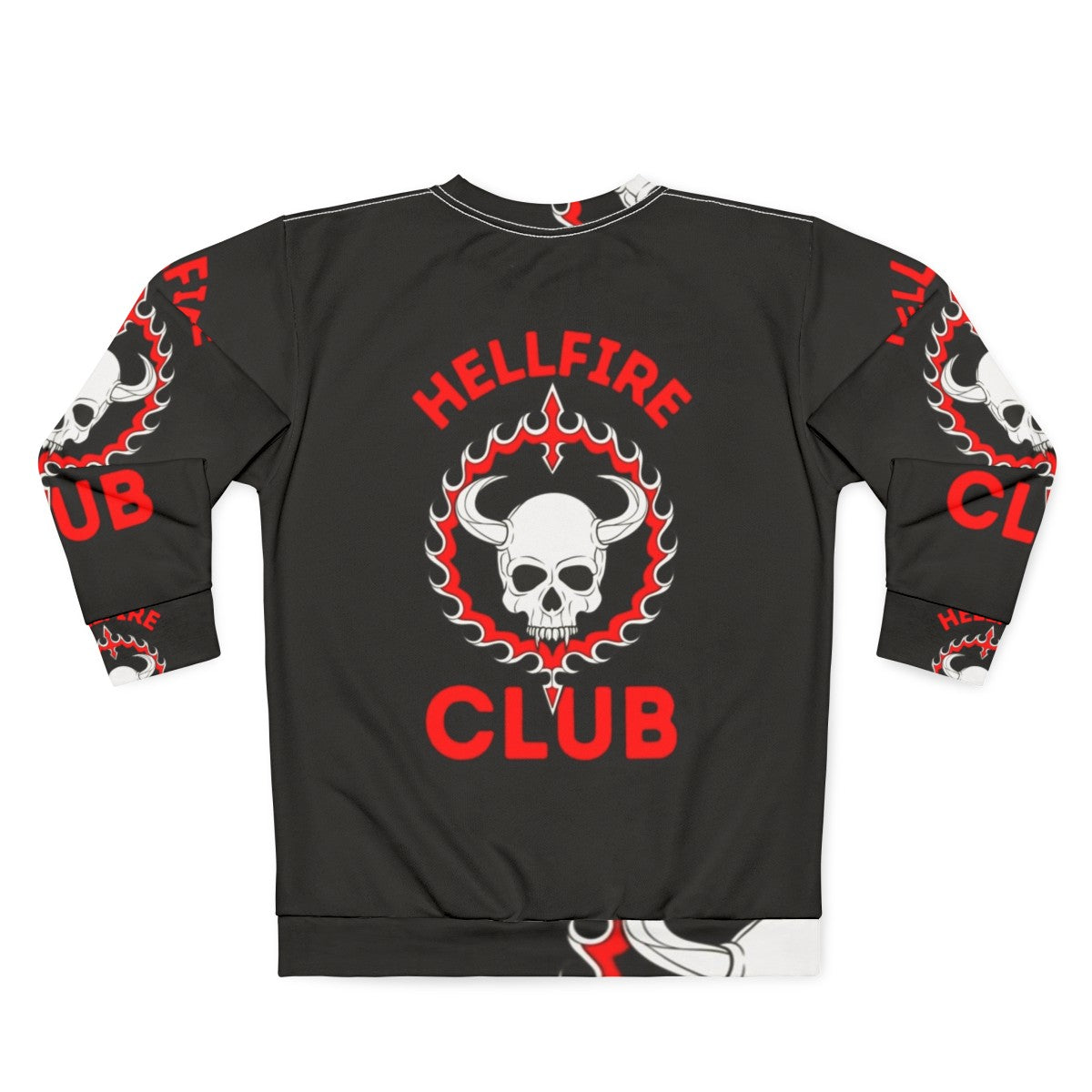 Hellfire Club Stranger Things 80s Youth Sweatshirt - Back