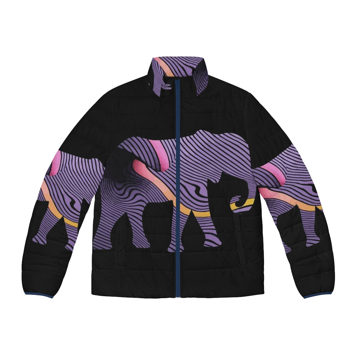 Impala puffer jacket in a retro 80s design