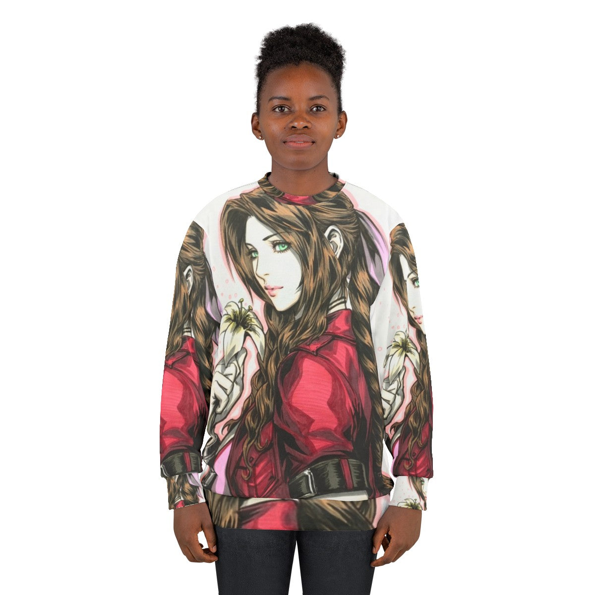 Aerith Final Fantasy VII Sweatshirt - women