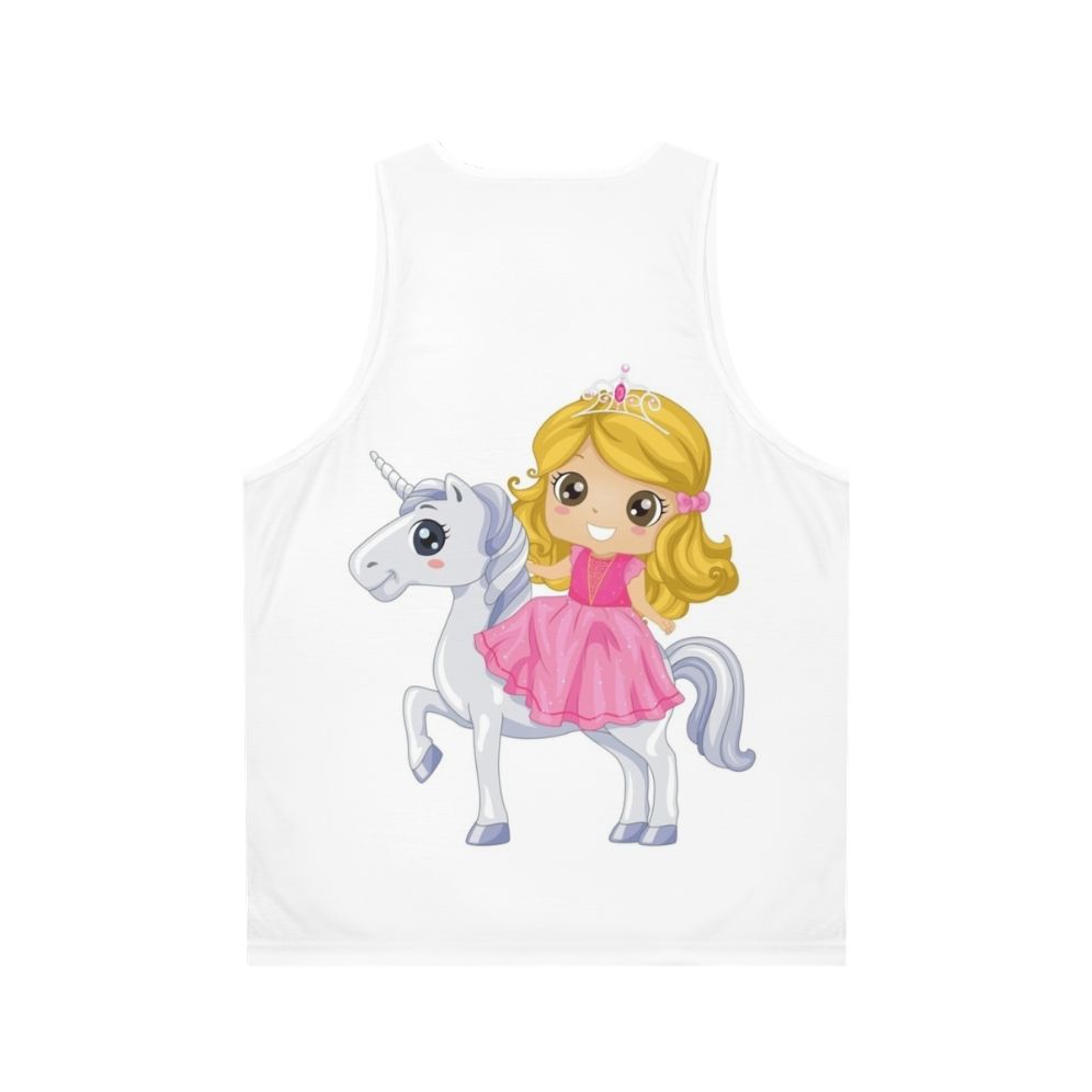 Legendary Mystic Dragon and Fantasy Animals Unisex Tank Top - Back