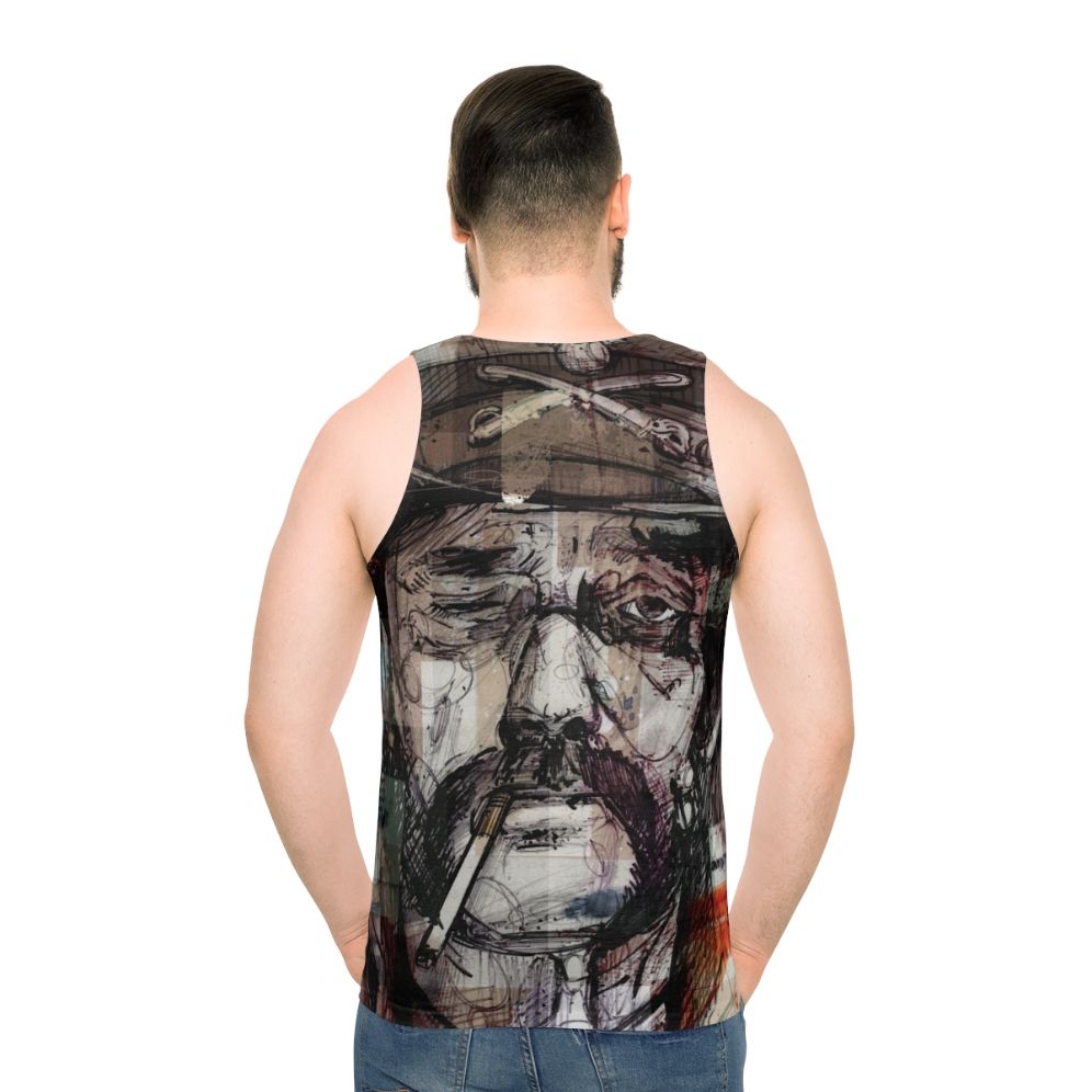 Lemmy Kilmister Motorhead Unisex Tank Top - men back