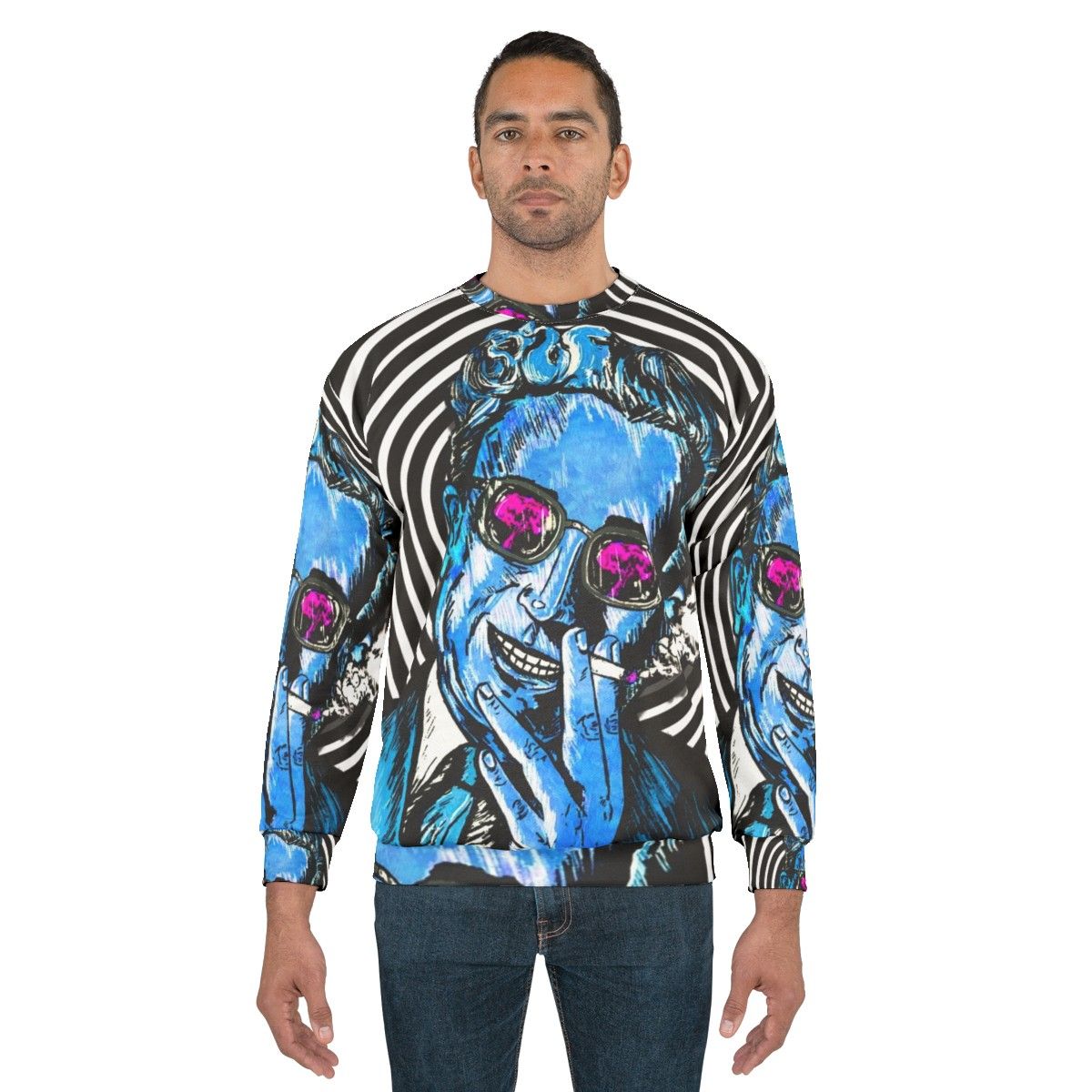 Dr. Strangelove themed sweatshirt with classic film graphic - men