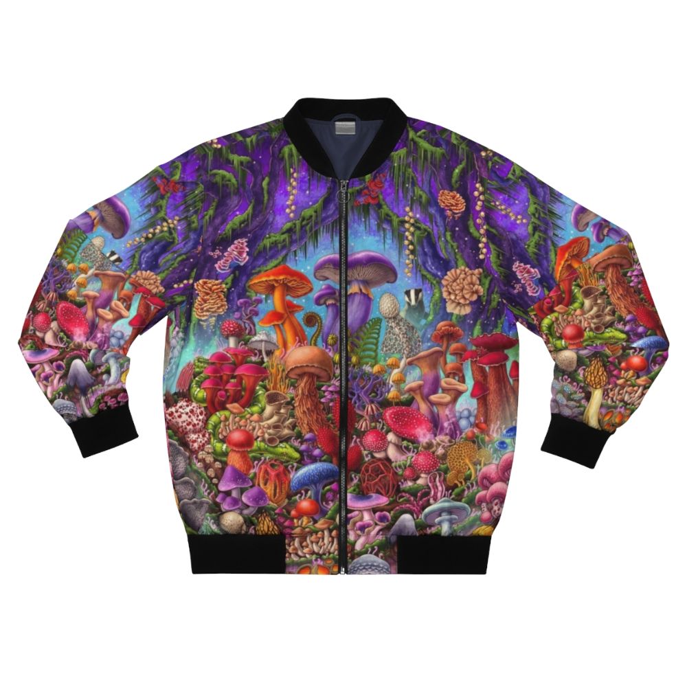 Mushroom forest bomber jacket in original colors