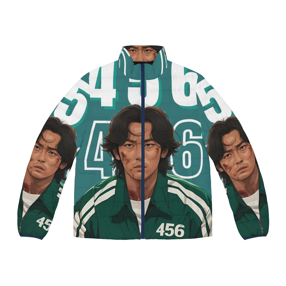 Squid Game Player 456 Seong Gi Hun Puffer Jacket 2 - Officially Licensed Merchandise