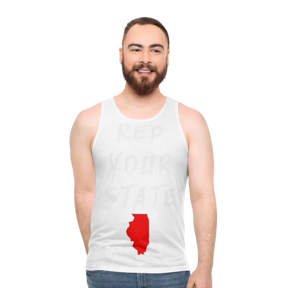 Illinois Unisex Tank Top - men