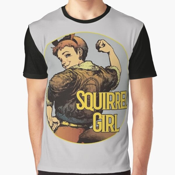 Squirrel Girl Marvel Comics Graphic T-Shirt