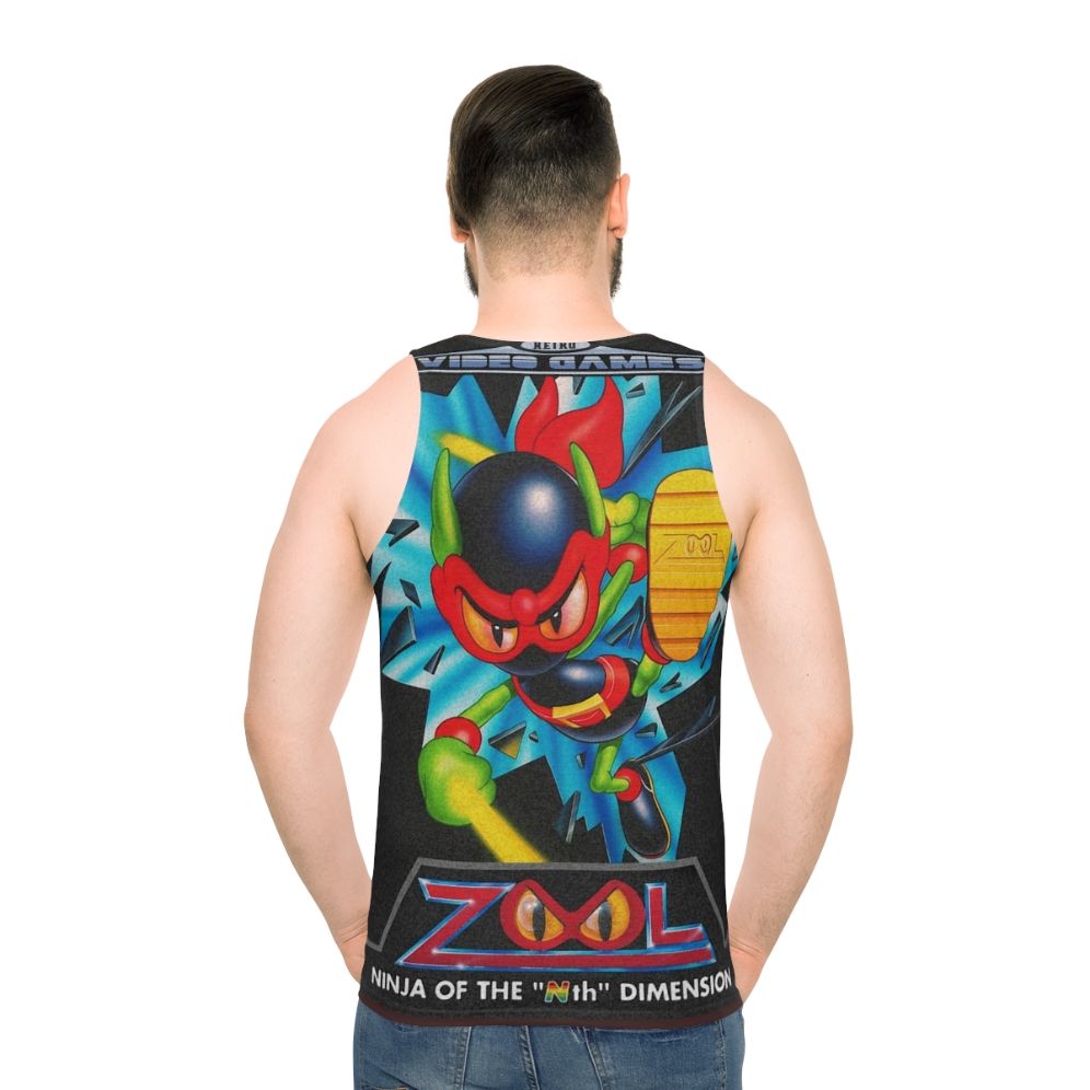 Retro Video Games Unisex Tank Top - men back