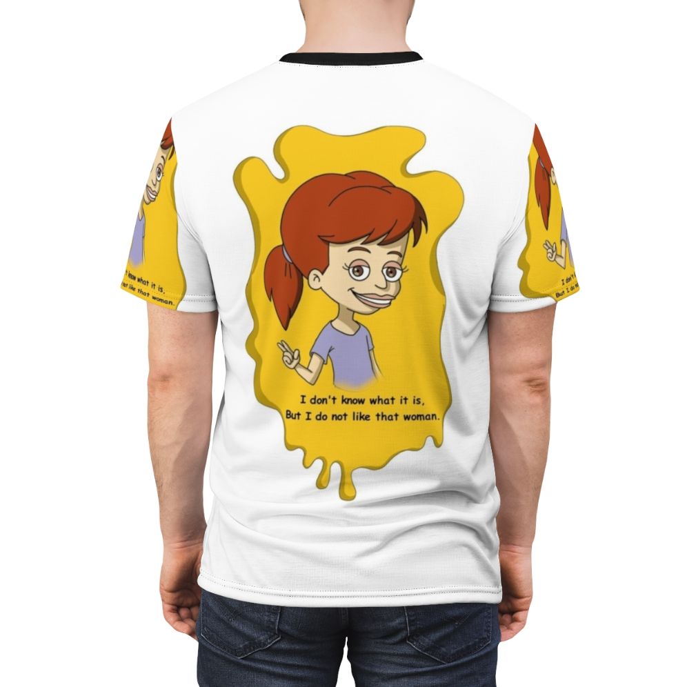 Big Mouth Inspired Netflix T-Shirt with Jessi Glaser Design - men back